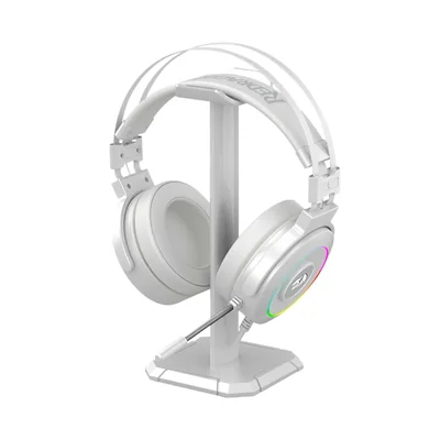 Audífono Gamer Redragon Lamia Blanco RGB Sonido 7.1 Alámbrico