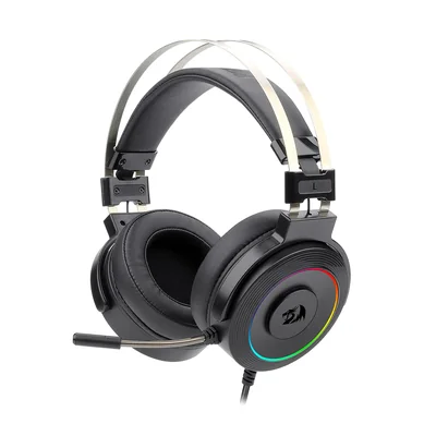 Audífono Gamer Redragon Lamia Negro RGB Sonido 7.1 Alámbrico