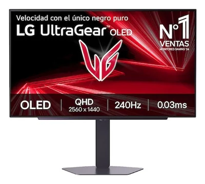 Monitor Gamer LG UltraGear WOLED 27", 2560x1440, G-Sync/FreeSync, 240Hz, HDMI/DisplayPort, Negro