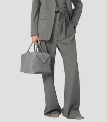 Pantalón de vestir liso Mujer