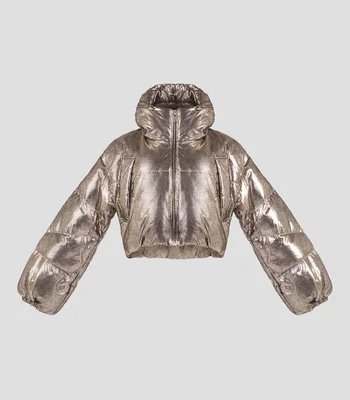 Chamarra bomber de piel Mujer