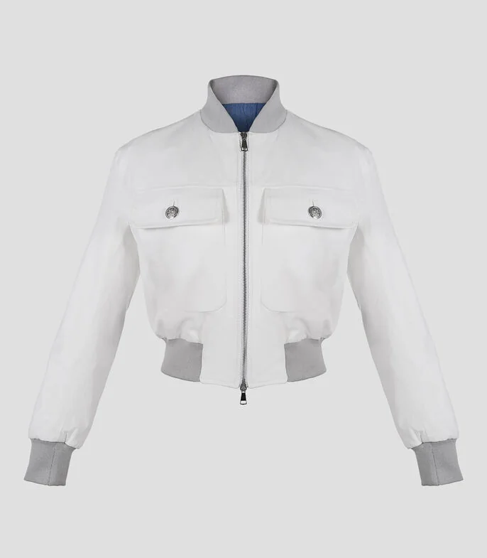 Chamarra Bomber en Piel Mujer