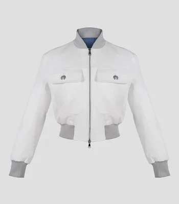 Chamarra Bomber en Piel Mujer