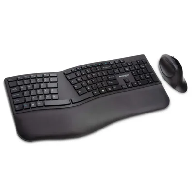 Teclado y ratón Kensington Pro Fit Ergonomic Black