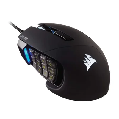 Ratón para juegos Corsair Scimitar RGB Elite con cable de 18.000 DPI
