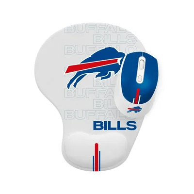 Ratón y alfombrilla de ratón inalámbricos SOAR NFL Buffalo Bills