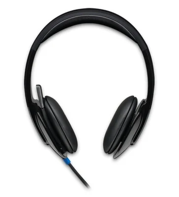 Logitech Audífonos con Micrófono H540, Alámbrico, USB, Negro