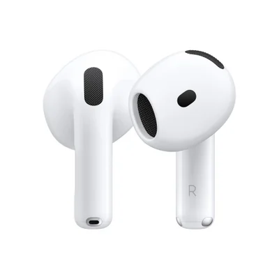 Apple AirPods ( 4ta. Generación ), Inalámbrico, Bluetooth, USB-C, Blanco - Incluye Estuche de Carga Inalámbrico y Alámbrico