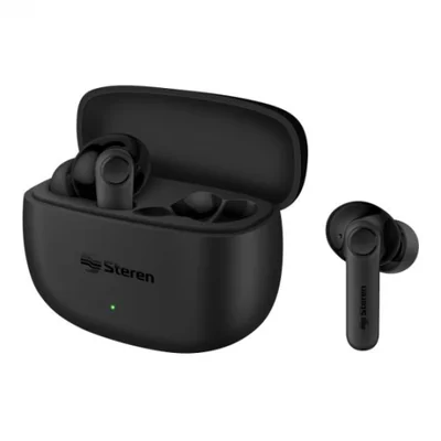 Steren Audífonos Intrauriculares con Micrófono AEON 200 FreePods, Inalámbrico, Bluetooth, Negro