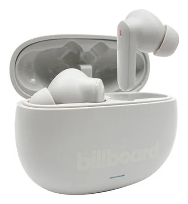 Billboard Audífonos Intrauriculares con Micrófono Soul Advance, Inalámbrico, Bluetooth, Cancelación de Ruido, Gris