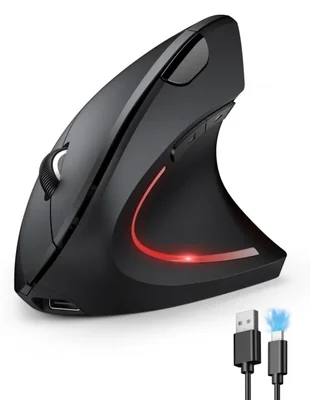 Ratón TECKNET Ergonómico Recargable Vertical Inalámbrico