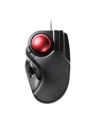 Ratón Trackball ELECOM HUGE con cable accionado con los dedos 8 botones