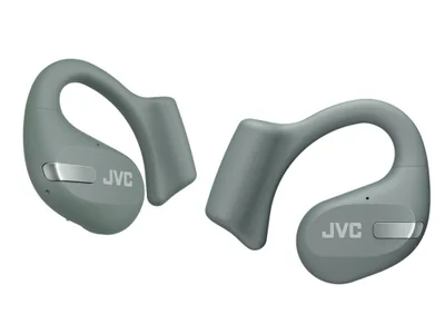 JVC Audífonos Intrauriculares Deportivos con Micrófono HANP50TG, Inalámbrico, Bluetooth, Gris