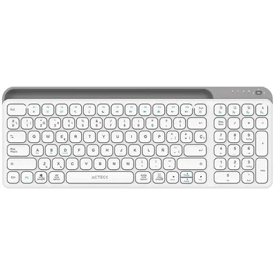 Teclado multidispositivo acteck inspire trek ti747 inalambrico usb 2.4 mhz + bt