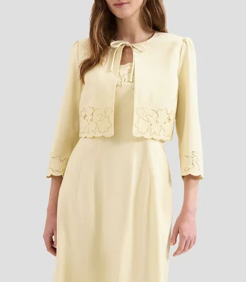 Saco con microdiseño Mujer