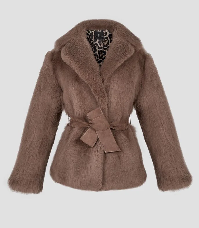 Saco de piel Mujer