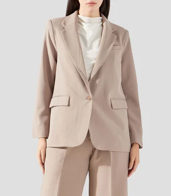 Blazer Sólido Mujer