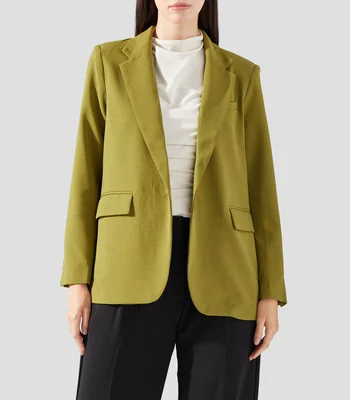 Blazer sólido Mujer