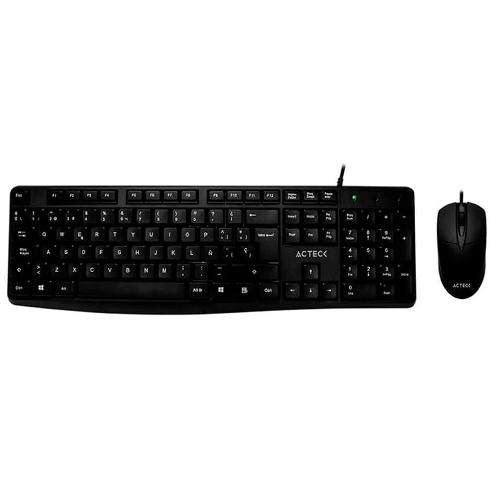 Kit 2 en 1 teclado y mouse acteck creator mk210 usb ac-928984