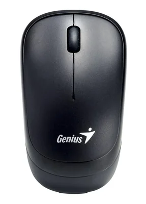 Mouse Óptico Inalámbrico Genius, Modelo T6000, Color Negro, USB, GM-T6000U
