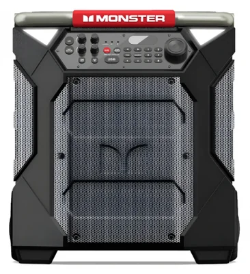 Monster Cable Products Bocina Portátil Rockin 270, Bluetooth, Alámbrico/Inalámbrico, USB-A, 200W, Negro - Resistente al Agua