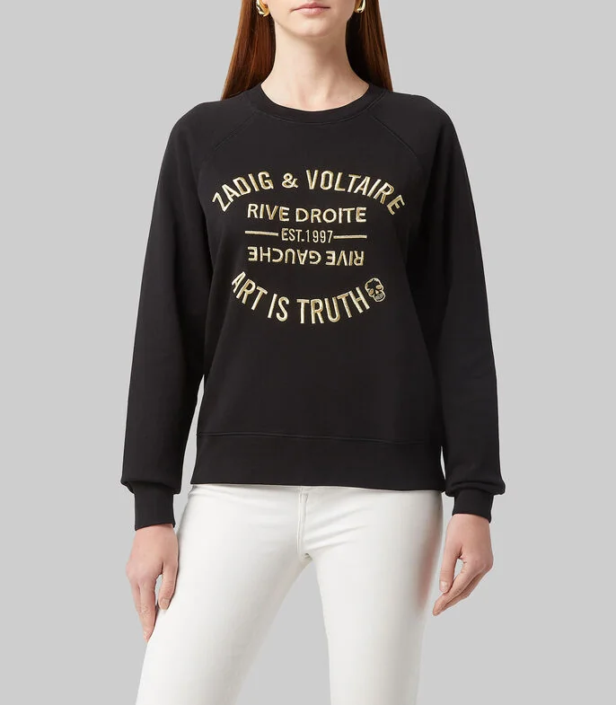 Sudadera con estampado Mujer