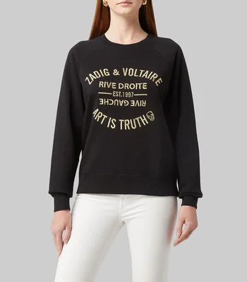 Sudadera con estampado Mujer