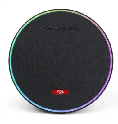 FOL Bocina Portátil FS-R321, Bluetooth, Alámbrico, USB-C, Negro