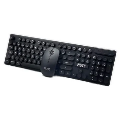 Combo De Teclado Y Mousse Inalambrico Select Sound Retrokey-SPN