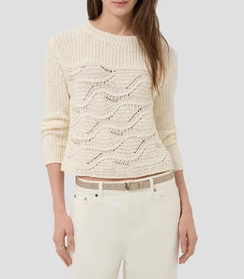 Suéter cuello redondo Mujer