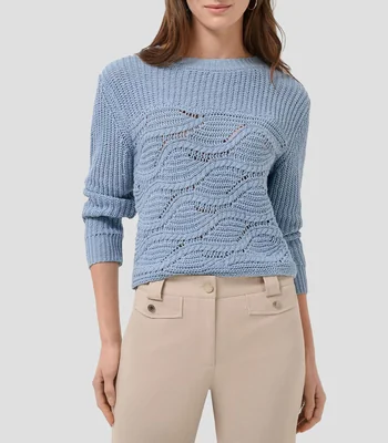 Suéter cuello redondo Mujer