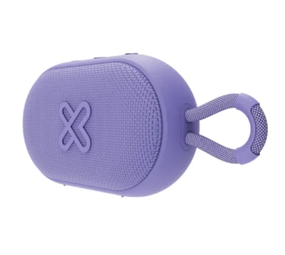 Klip Xtreme Bocina Portátil KBS-030PR, Bluetooth, Inalámbrico, USB-C, 6W, Morado - Resistente al Agua