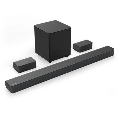 Vizio Barra de Sonido con Subwoofer M51AX-J6, Bluetooth, Alámbrico/Inalámbrico, 5.1 Canales, 200W RMS
