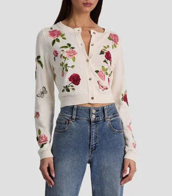 Cárdigan estampado Mujer
