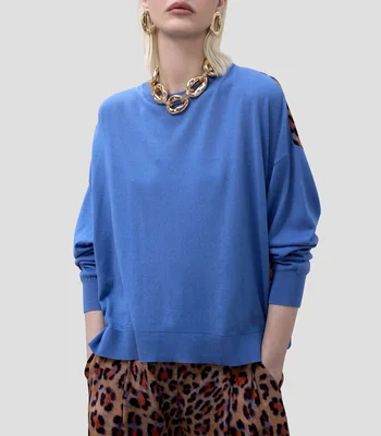 Suéter cuello redondo Mujer