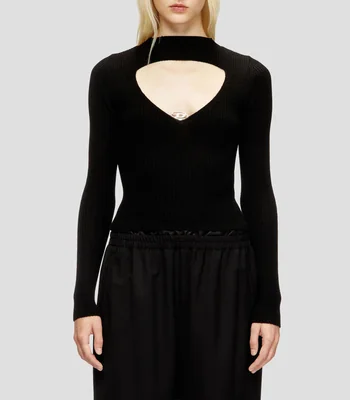 Suéter cuello redondo Mujer