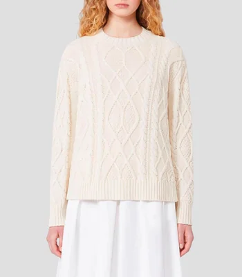 Suéter cuello redondo Mujer