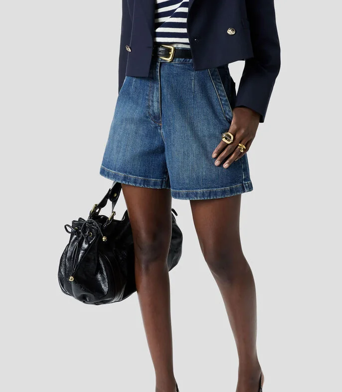 Short liso Mujer