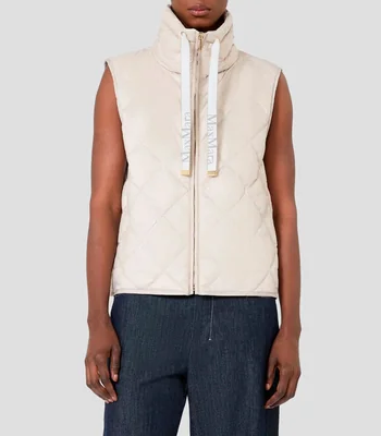 Chaleco acolchado liso Mujer