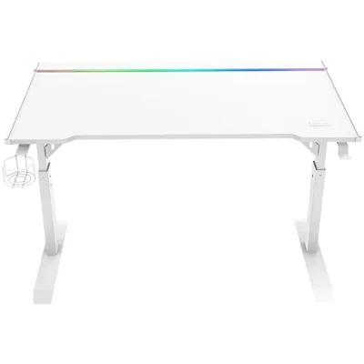Escritorio acteck ed757 altura ajustable rgb porta vaso wht