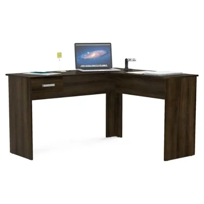 Escritorio de Oficina Home Office con cajón Fénix Wengue