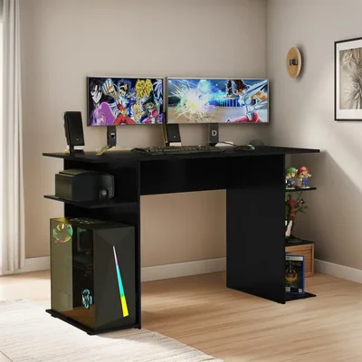 Escritorio para Computadora Gamer 9424 Madesa Negro