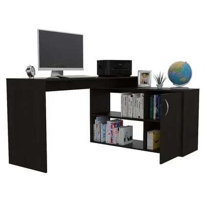 Escritorio Axis, Wengue y Negro