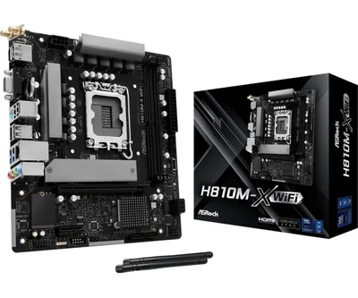 Placa madre ASRock H810M-X WiFi Micro-ATX DDR5 6400 PCIe 4.0