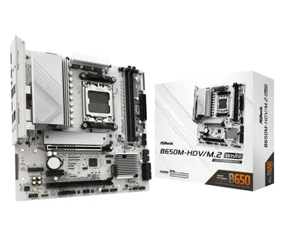 Placa base ASRock B650M-HDV M.2 Blanca Micro-ATX AM5 DDR5