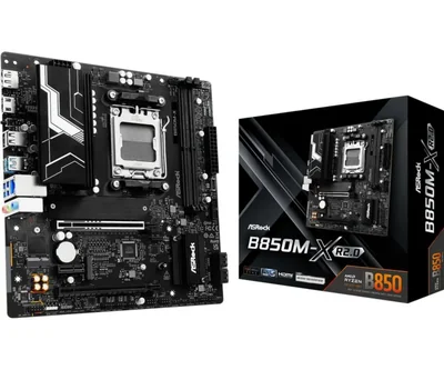 Placa madre ASRock B850M-X R2.0 Micro-ATX AM5 DDR5 8200+ OC