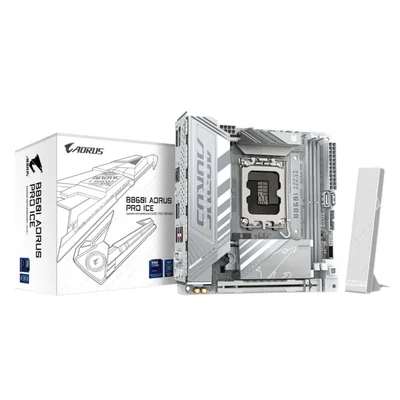 Placa madre GIGABYTE B860I AORUS PRO ICE LGA 1851 DDR5 Mini-ITX