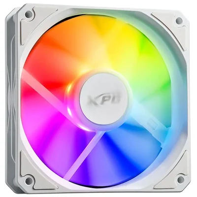 Ventilador XPG Vento R 120, 120mm, hasta 1600RPM, Máximo Flujo de Aire de 65 cfm, ARGB, Color Blanco.