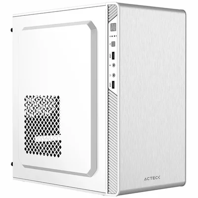 Gabinete acteck performance ii mircro atx fuente 500w blanco