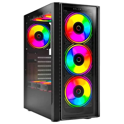 Gabinete Balam Rush Dragonfly, ATX, (sin fuente de poder), Color Negro